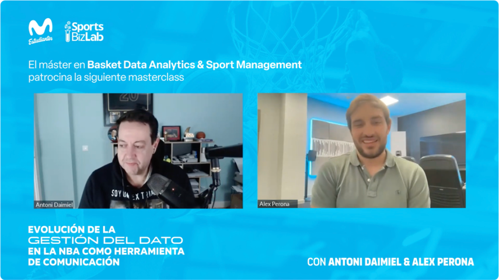 Webinar con Antoni Daimiel y Alex Perona_Master en Basket Data Analytics & Sports Management